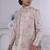 Golden silk embroidered indo western for mens