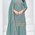 Light blue silk semi stitched wedding suits