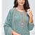Light blue silk semi stitched wedding suits