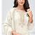 White silk semi stitched wedding suits