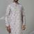 Purple silk embroidered kurta pajama for mens