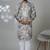 Multicolor blended cotton embroidered kurta pajama for mens