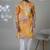 Multicolor blended cotton embroidered kurta pajama for mens