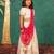 Girls fendy crush white top and  lehenga with georgette dupatta