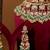 Gold plated multicolor kundan necklace set