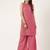 Women  rust rayon & embroidered work straight kurta bottom set