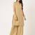 Women  beige rayon & embroidered work straight kurta bottom set