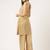 Women  beige rayon & embroidered work straight kurta bottom set