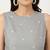 Women  grey rayon & embroidered work straight kurta bottom set
