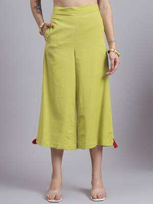 Women  green cotton flex & hand work co-ord set (set of 2) 4