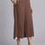 Women  brown cotton khatha & hand work co-ord set (set of 2)