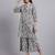 Women  blue cotton printed & hand work co-ord set (set of 2)