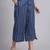 Women  blue cotton printed & hand work co-ord set (set of 2)