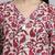 Women  red cotton printed & hand work co-ord set (set of 2)