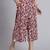 Women  red cotton printed & hand work co-ord set (set of 2)