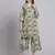 Women  green cotton printed & hand work co-ord set (set of 2)