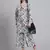 Women  cream cotton printed & hand work co-ord set (set of 2)