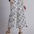Women  cream cotton printed & hand work co-ord set (set of 2)
