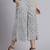 Women  cream cotton printed & hand work co-ord set (set of 2)