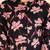 Women black cotton printed & hand work straight kurta bottom set