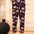 Women black cotton printed & hand work straight kurta bottom set