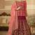 Maroon Raw Silk Embroidered Wedding Wear Designer Anarkali Suit