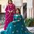 Magenta faux georgette anarkali suit with thread & sequin work – full  stitched salwar kameez