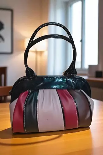 Stylish Multicolor PU Leather Handbag for Women | Trendy Shoulder & Tote Bag | Casual & Party Wear Bag