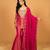 Red heavy simar silk sharara suit with embroidery work – full stitched salwar kameez