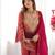 Red heavy simar silk sharara suit with embroidery work – full stitched salwar kameez
