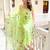Lemon green viscose twill printed kurta pant set