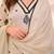 Cream rayon slub heavy thread embroidery work kurta pant set