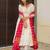 Off white chanderi heavy thread embroidery work with printed dupatta kurta pant set