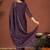Wine vichitra heavy thread embroidery work kurta pant set