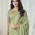 Chiffon Embroidery Sequence work Saree with Unstitched Blouse Piece