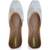 White sequin embroidered leather juttis