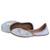 White sequin embroidered leather juttis