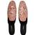 Pink mirror embroidered Leather mules