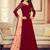 Red Georgette Embroidered Wedding Wear Designer Anarkali Suit