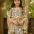Multicolor printed chanderi lehenga set