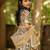 Multicolor printed chanderi lehenga set