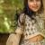 Multicolor printed chanderi lehenga set