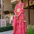 Pink printed cotton lehenga set