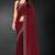 Maroon color fendy silk two tone zarkan & cutdana work border fendy silk two tone saree with blouse