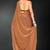Gold color fendy silk two tone zarkan & cutdana work border fendy silk two tone saree with blouse