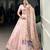 Baby Pink Gold Crush Floral Embroidered Lehenga Set