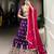 Purple Vichitra Silk Embroidered Designer Lehenga Set