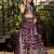 Wine Purple Dola Silk Embroidered Lehenga Set