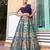 Banarasi Silk Lehenga Set with Zari Weaving & Stitched Blouse-Dupatta