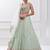 Royal Mirror Embroidered Georgette Lehenga Set